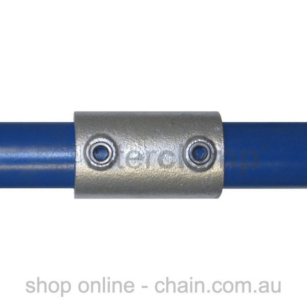 External Sleeve Joiner for 42mm or 48mm Galvanised Pipe. Brand: Interclamp