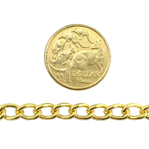Curb Chain Long CL150 Gold