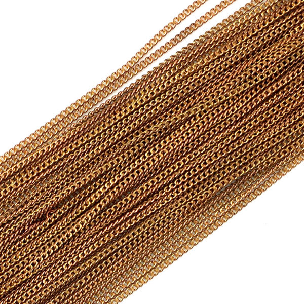 Long Curb Chain Copper