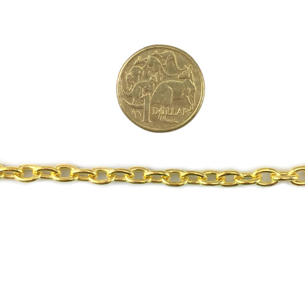 Trace Chain Gold Plate T150