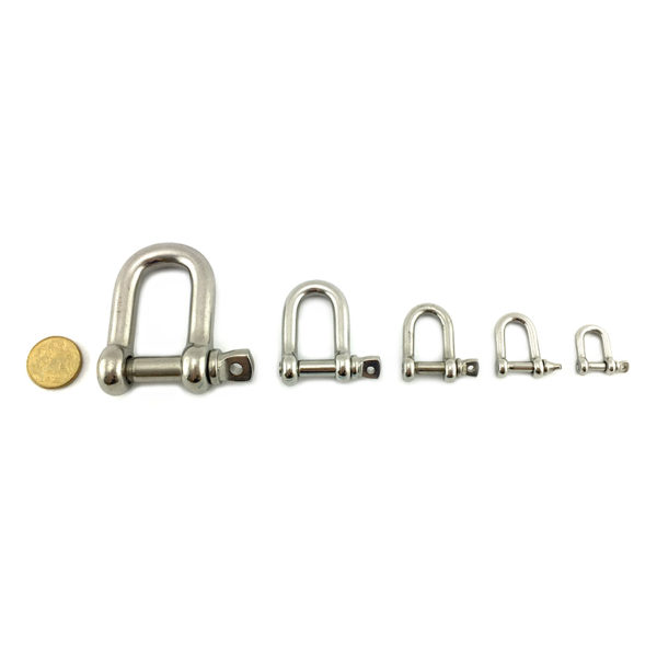D Shackles stainless steel