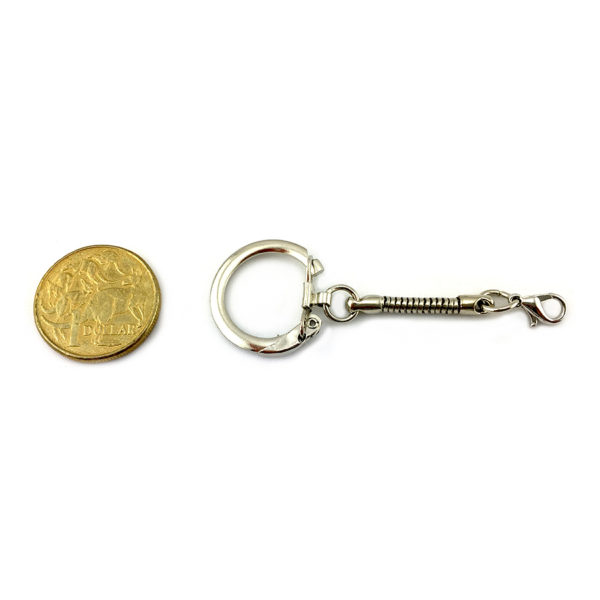 Key chain chrome plated