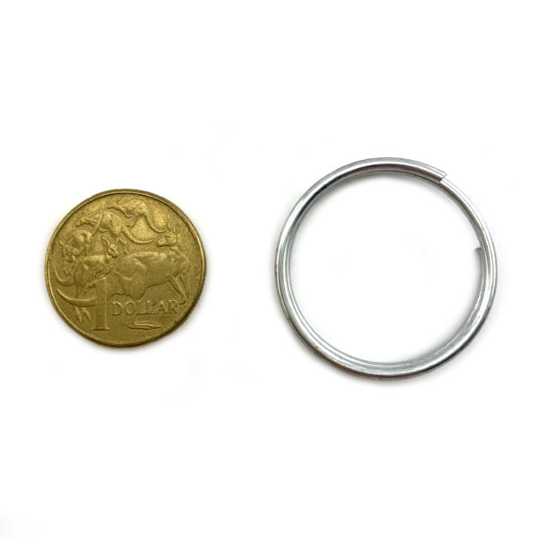 Key ring galvanised 34mm x 2mm. Australian made.