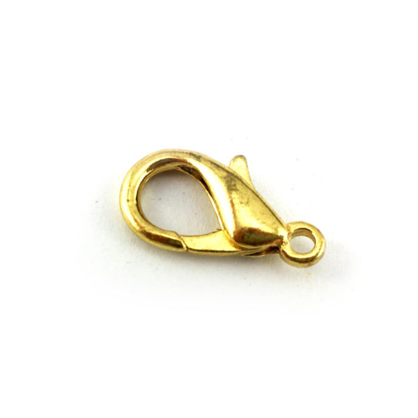 Parrot Clip in gold plate 12mm