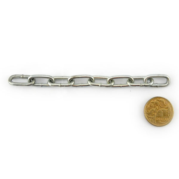 Welded chain in zinc 3mm