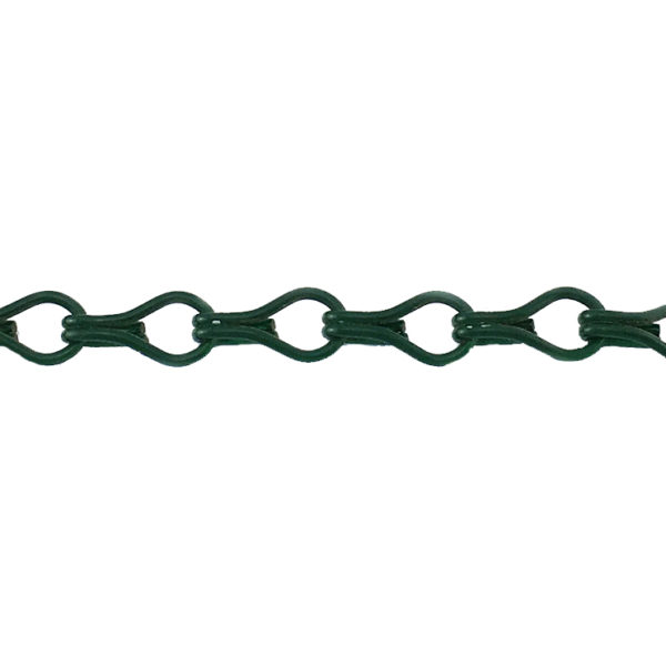 Double Jack Chain Powder Coated Green