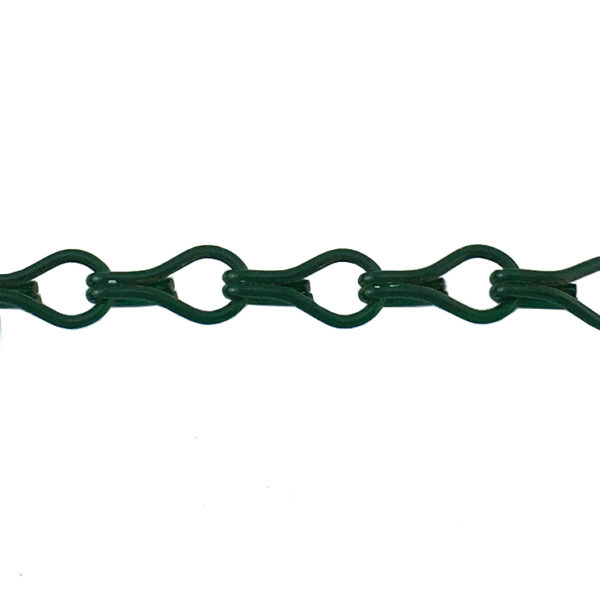 Double Jack Chain Powder Coated Green