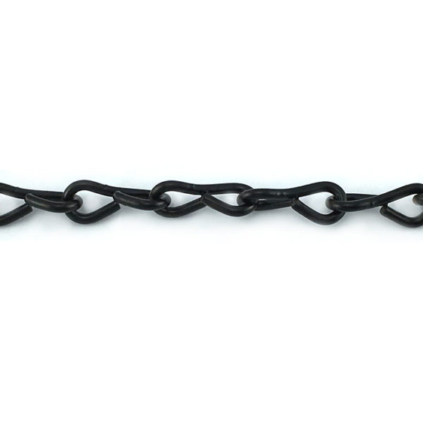 Single Jack Chain Powder Coated Black