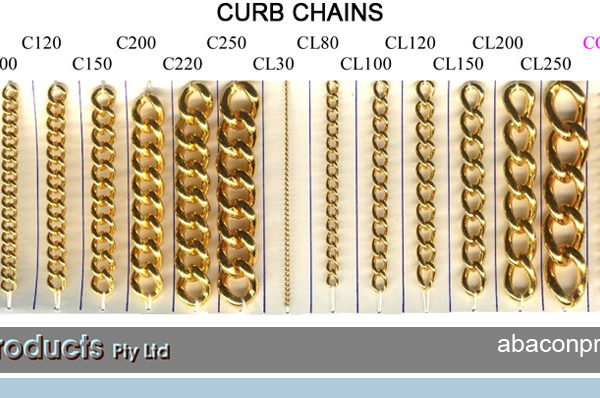 Jewellery Curb Chains