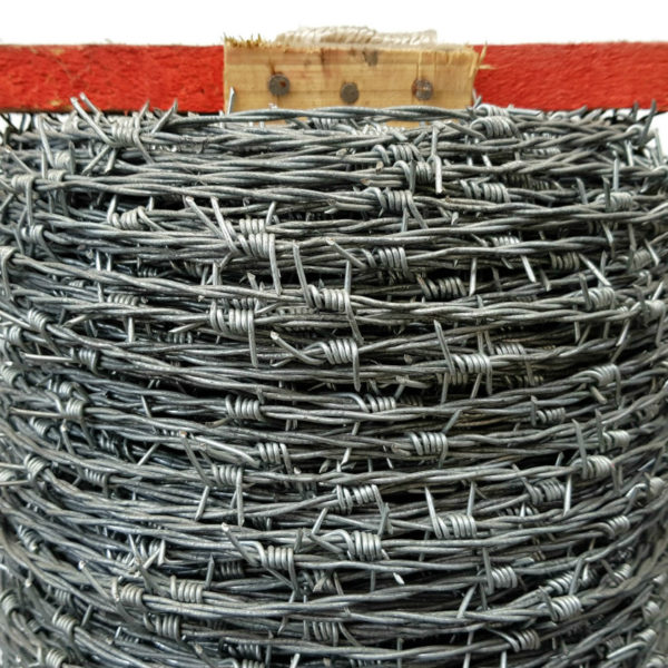barb wire galvanised on reel