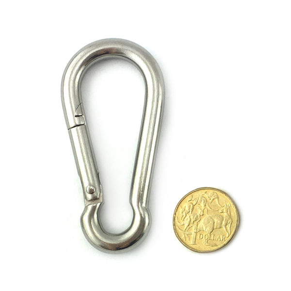 Snap Hook Stainless Steel 8mm