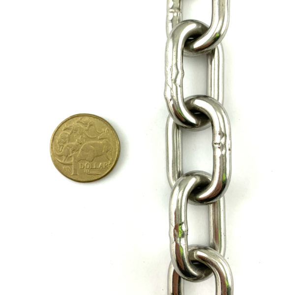 6mm Stainless steel welded link chain