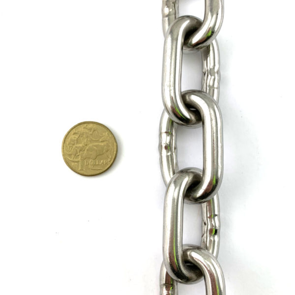 8mm Stainless steel welded link chain