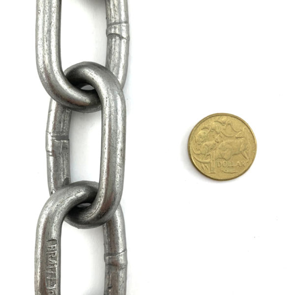 AS Plain Steel Trailer Chain 8mm