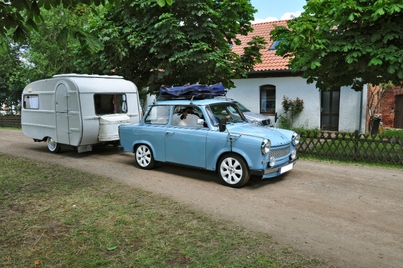 Towing a Caravan