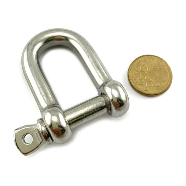 D Shackle - Stainless Steel - 10mm 