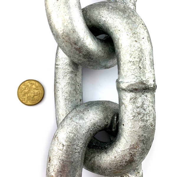 Welded Link Chain - Galvanised - 25mm