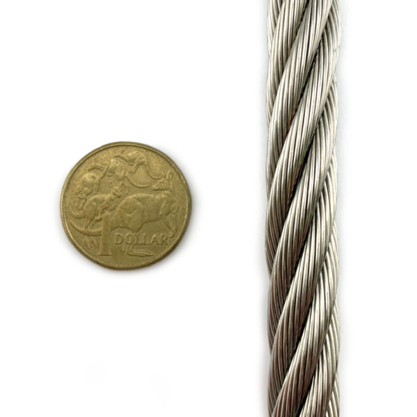 Wire Rope in Stainless Steel - 12mm