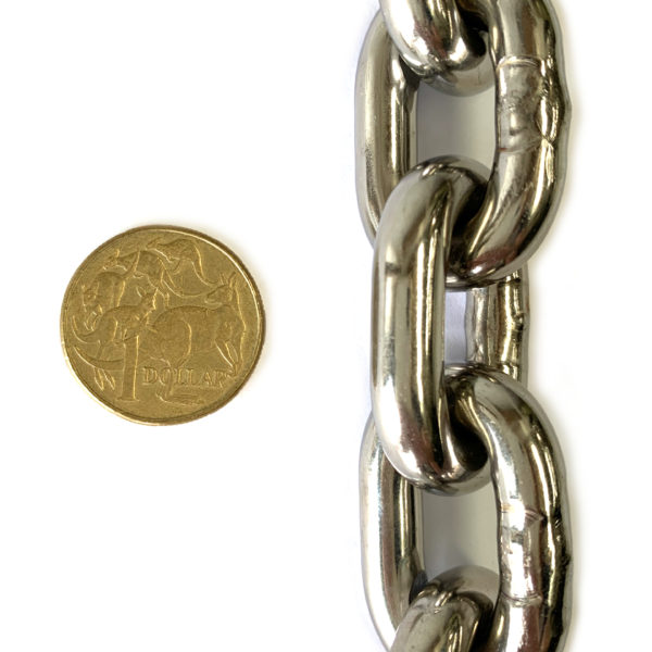Stainless Steel Short Link Chain - 8mm