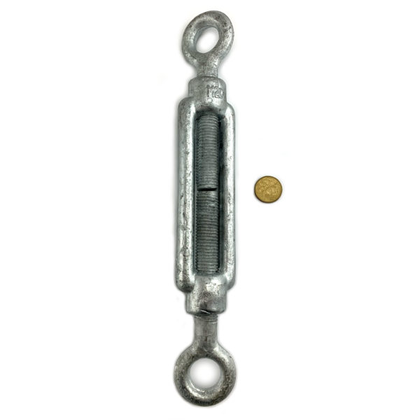 20mm Eye-Eye Galvanised Turnbuckle