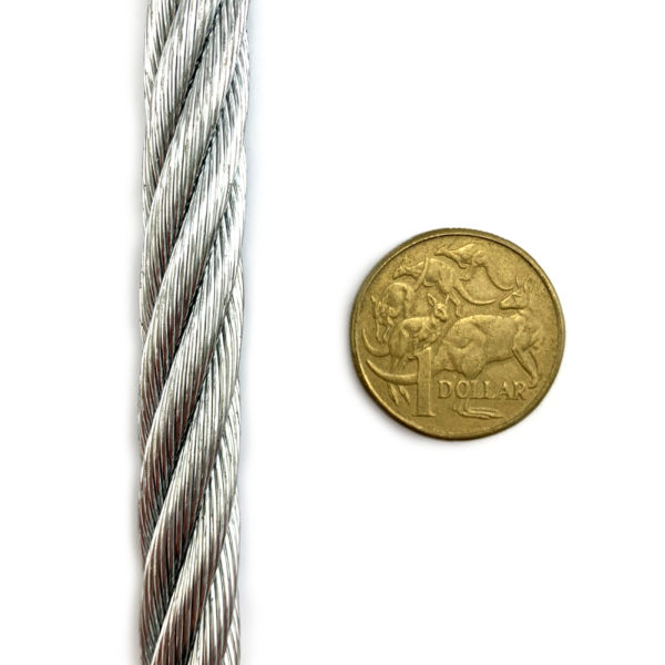 12mm galvanised wire rope