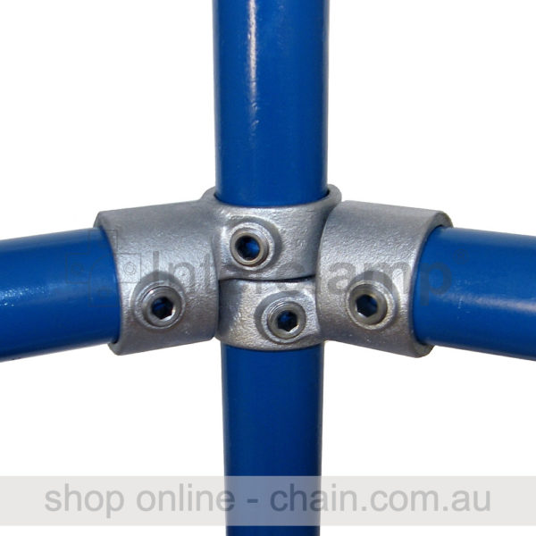 Swivel Short T for 42mm or 48mm Galvanised Pipe. Interclamp.