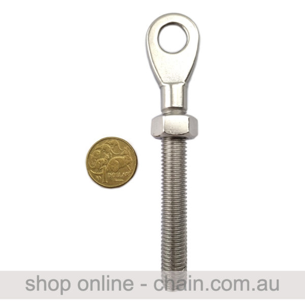 12mm Threaded Eye Terminal in Stainless Steel