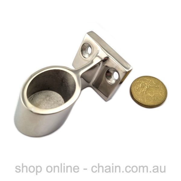 Rail Fittings - Stainless Steel - Inverted End Stanchion - 25mm