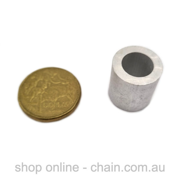 10mm aluminium end stop. Also known as swage stop or ferrule stop. No minimum order. Shop balustrade online chain.com.au