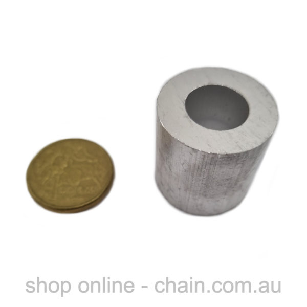 12mm aluminium end stop. Also known as swage stop or ferrule stop. Shop balustrade chain.com.au