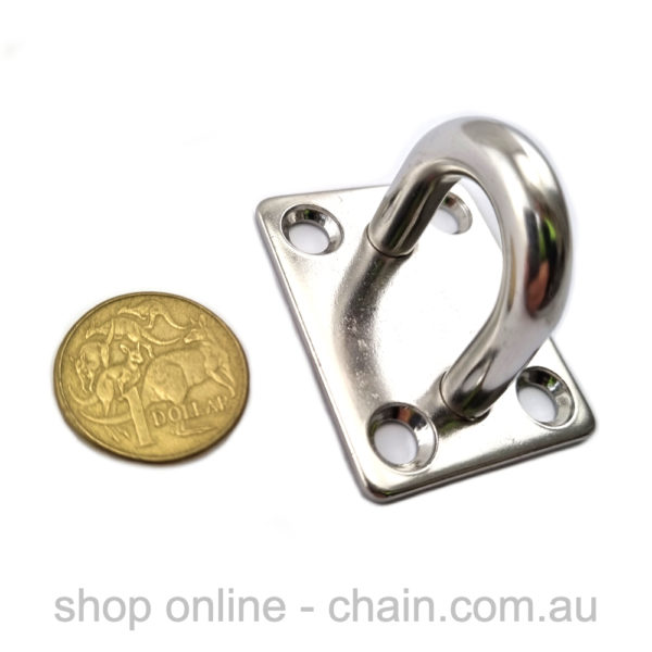 8mm eye plate stainless steel